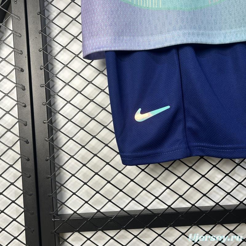 25/26 Kids Barcelona Blue Gradient with Spotify Jersey