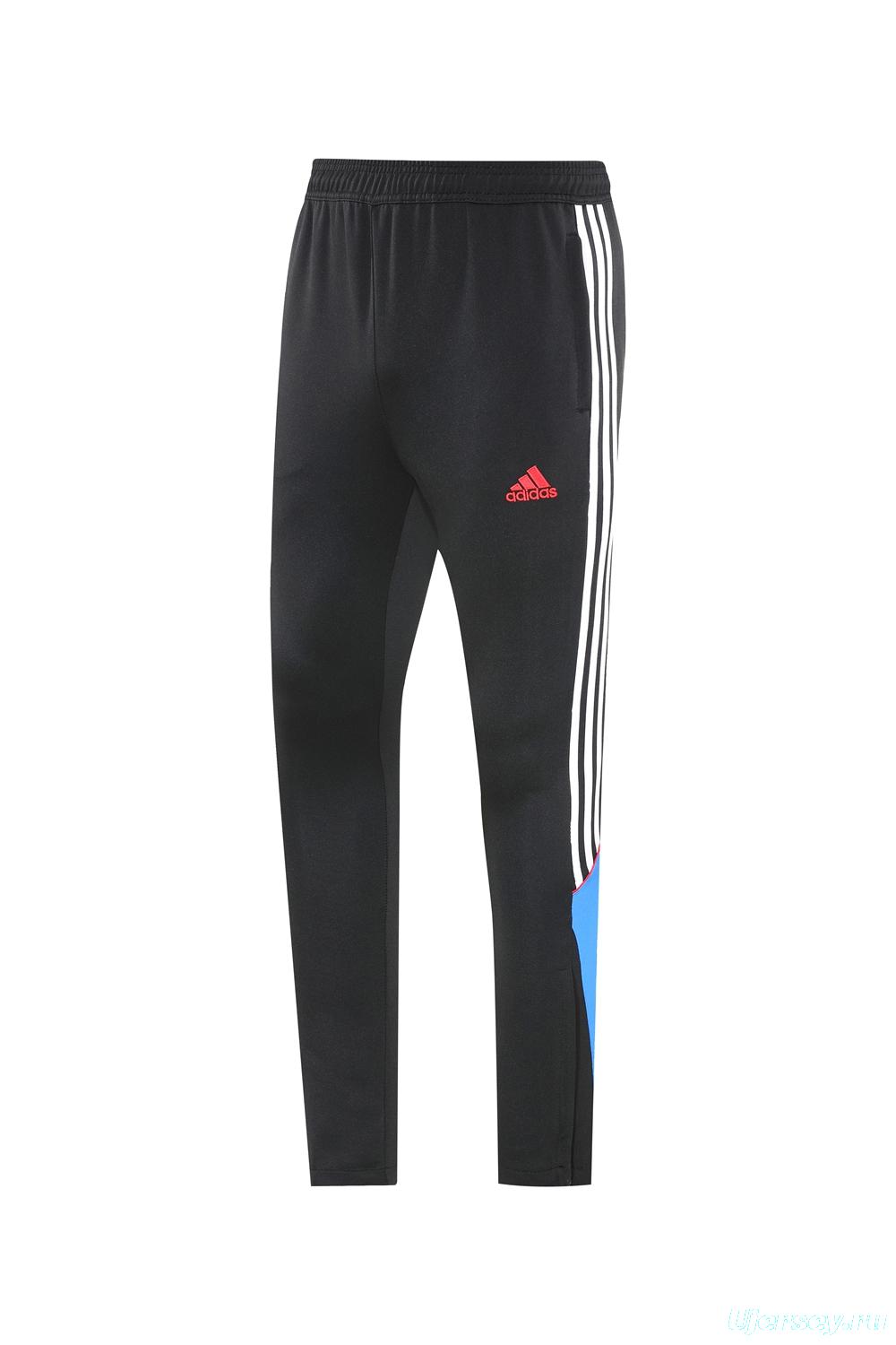 25/26 Manchester United Blue Full Zipper Jacket +Long Pants