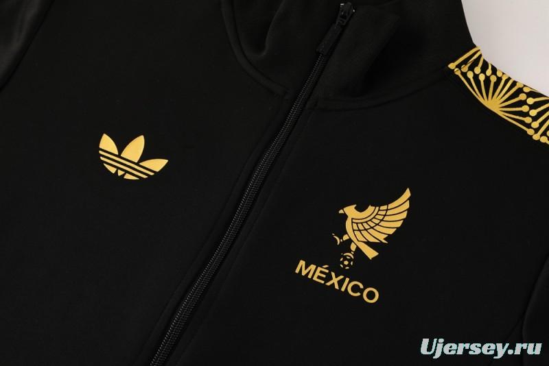 2025 Adidas Black Full Hoodie Zipper Jacket +Long Pants
