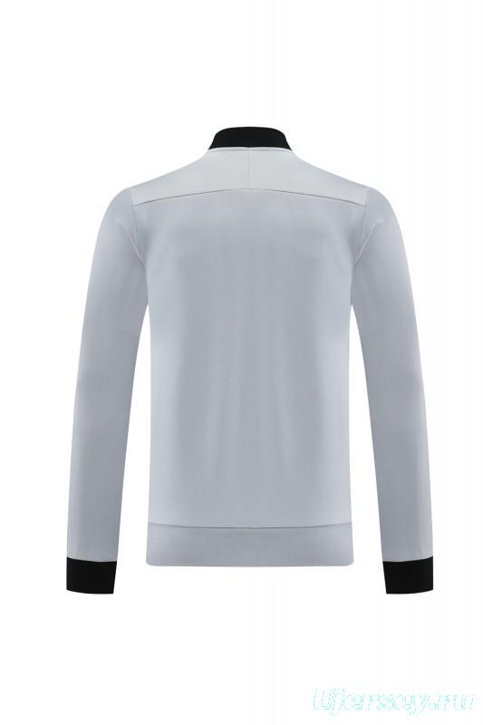 2025 NIKE Grey Full Zipper Jacket + Long Pants