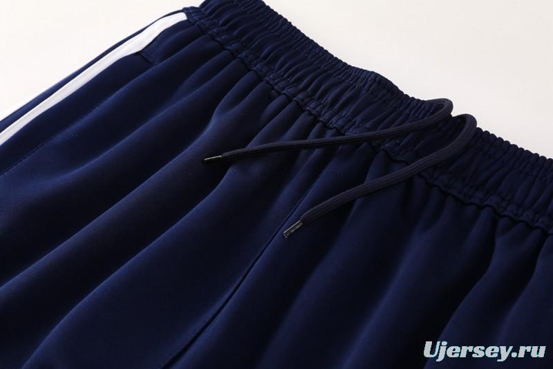 2025 Adidas Blue/Navy Full Zipper Jacket +Long Pants