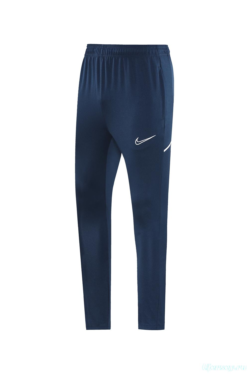 2025 Nike Blue Full Hoodie Zipper Jacket +Long Pants