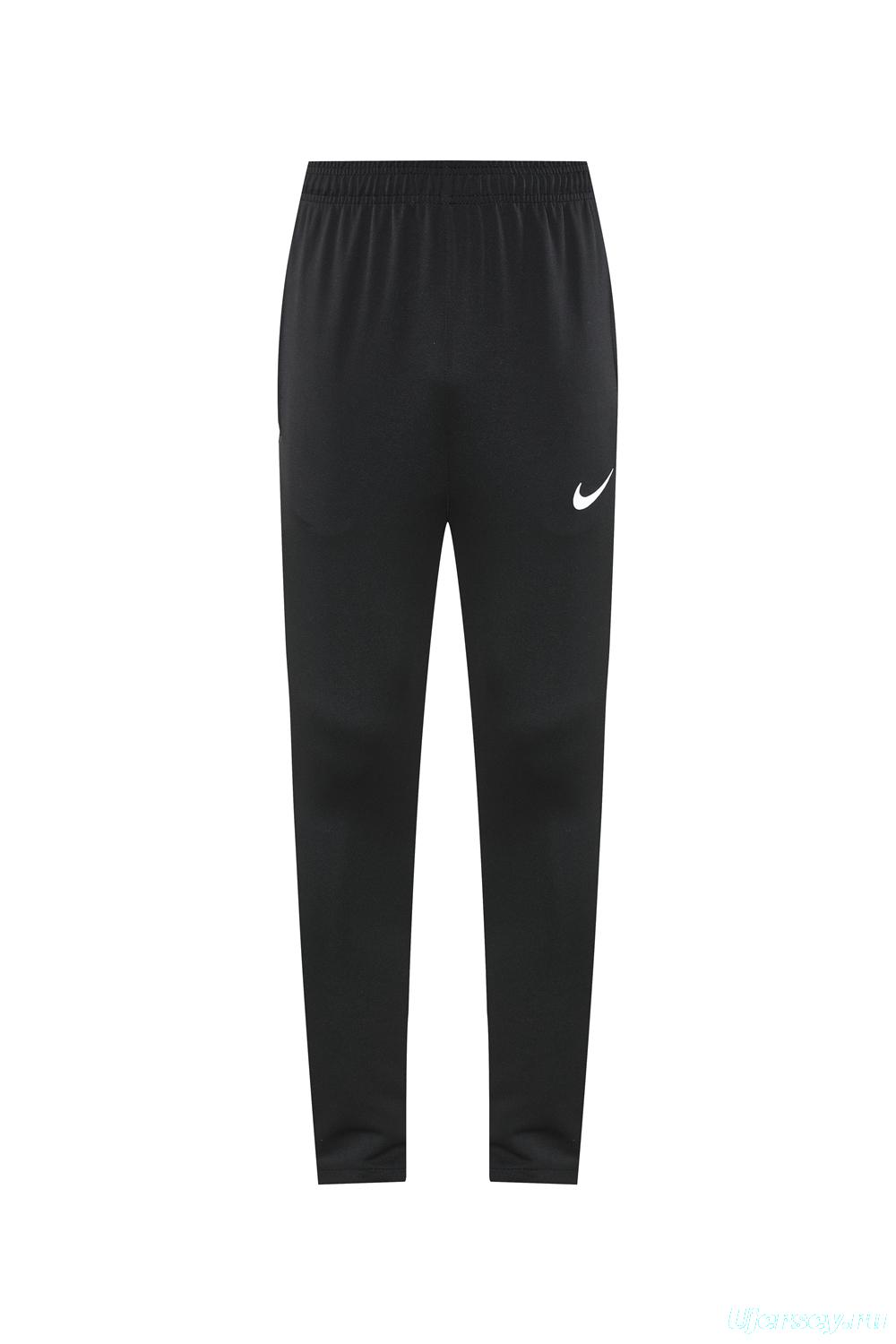 2025 Nike Orange/Black Full Hoodie Zipper Jacket +Long Pants