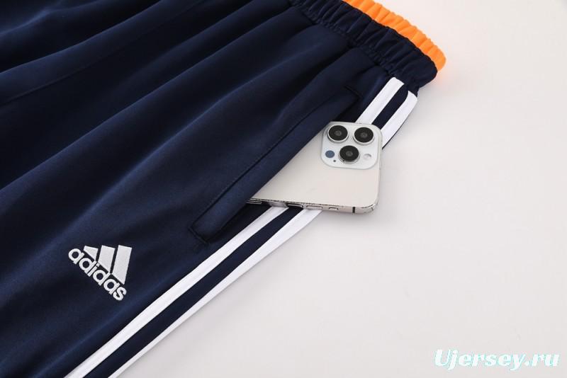 25/26 Real Madrid Navy Full Zipper Jacket +Long Pants