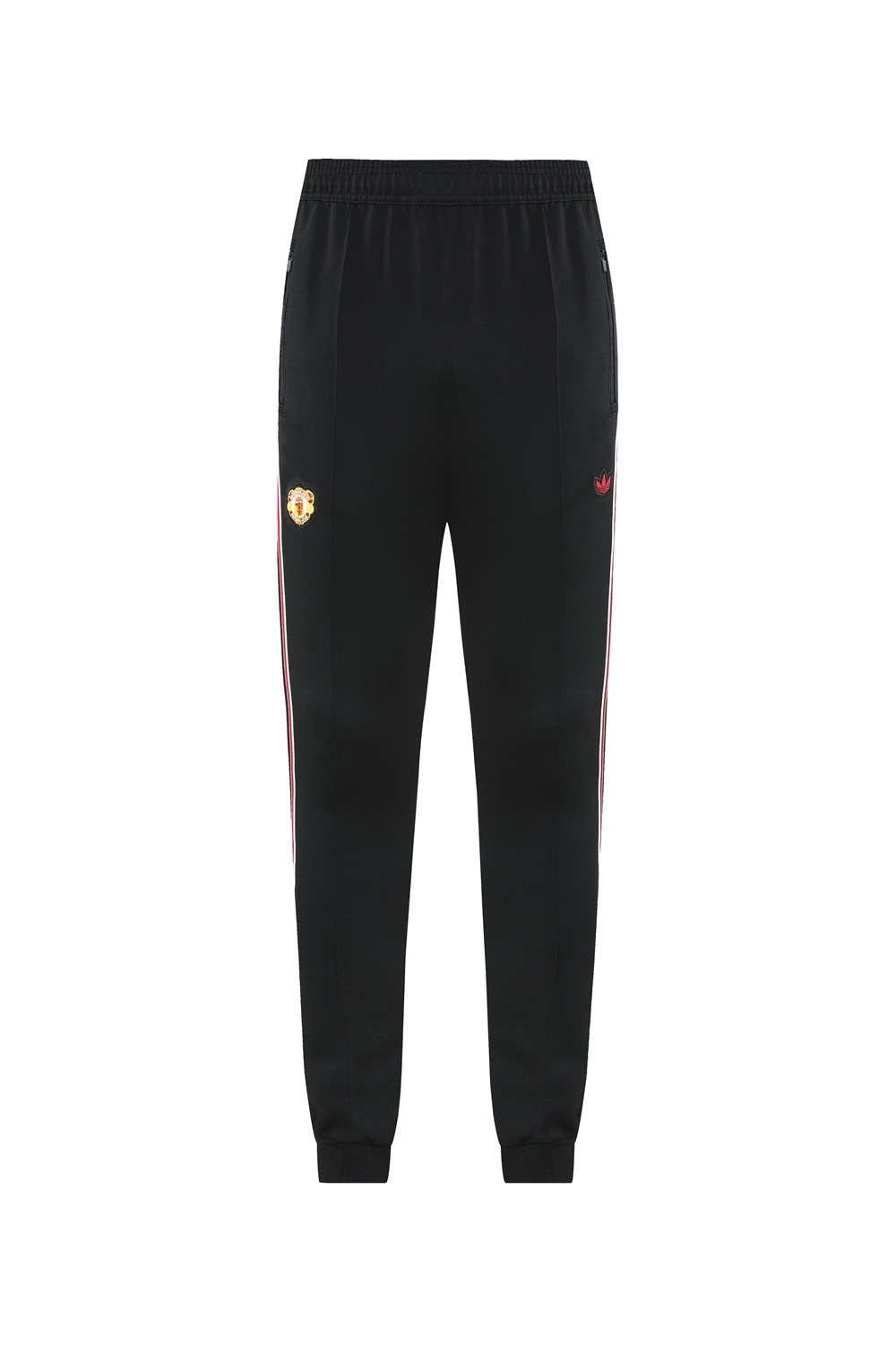 25/26 Manchester United Black Full Hoodie Zipper Jacket +Long Pants