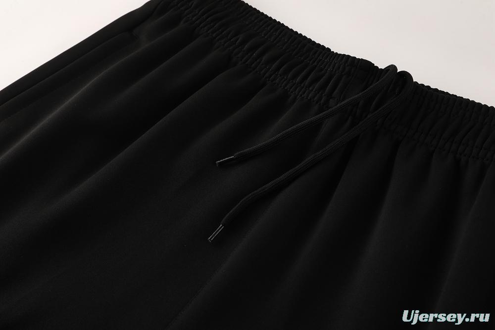 25/26 AC Milan Black/Red Full Zipper Jacket +Long Pants