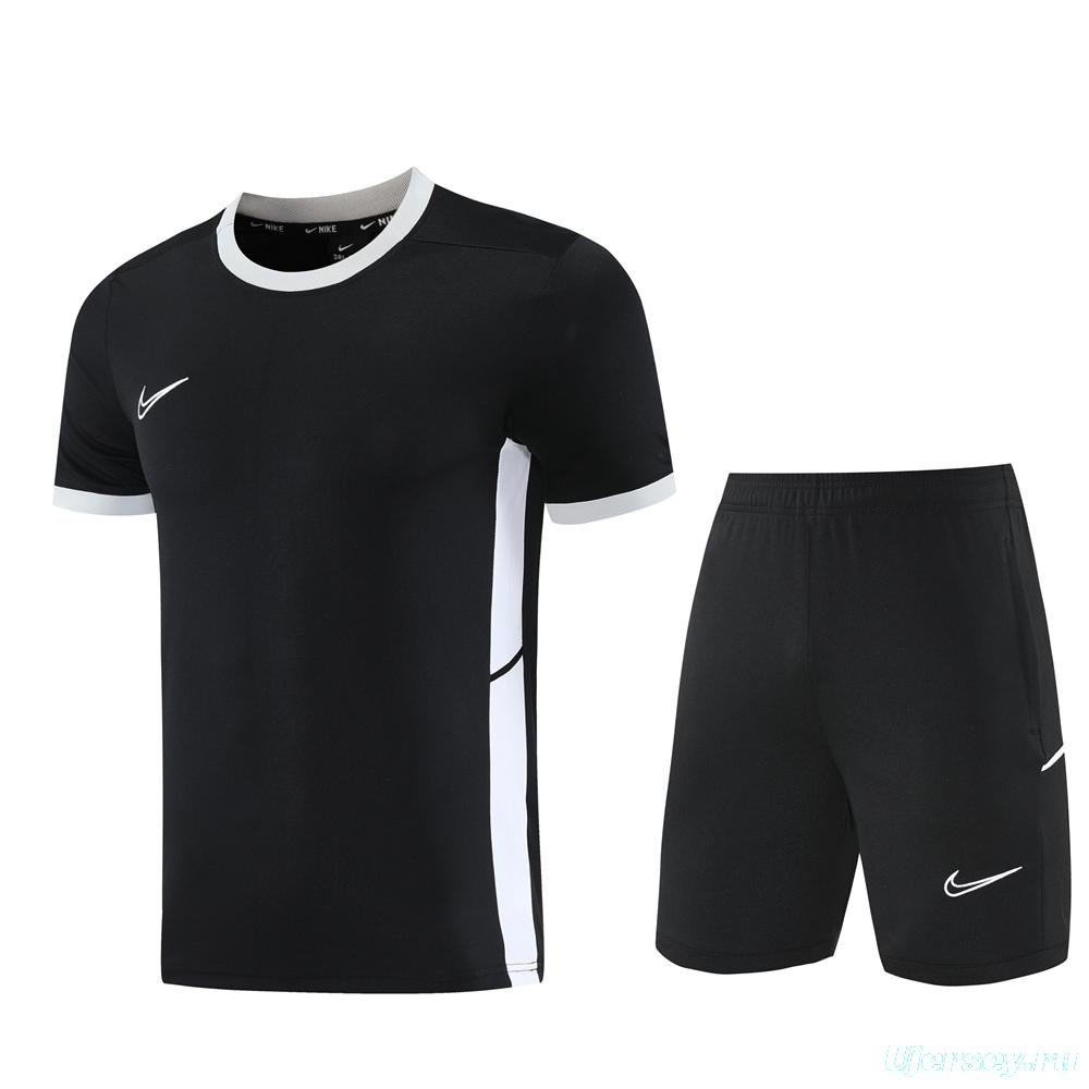 2025 NIKE Black Short Sleeve Jersey + Shorts