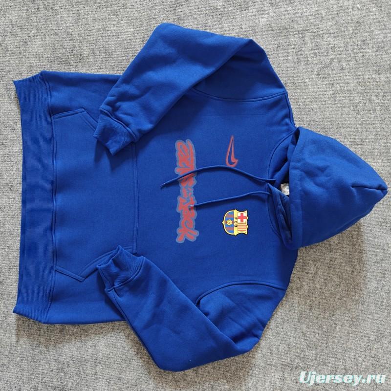 25/26 Barcelona Black Cactus Jack Hoodie -7 Colors