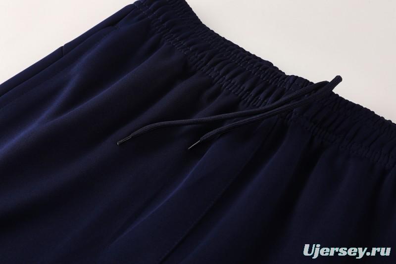 25/26 Barcelona Navy/Orange Full Zipper Jacket +Long Pants