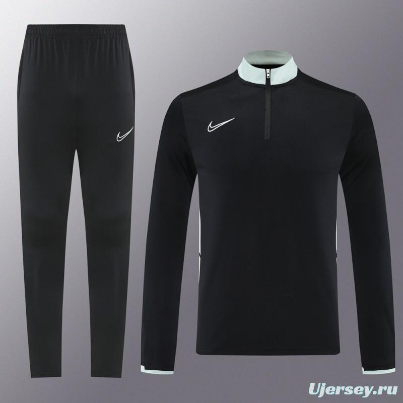2025 Nike Black Full Hoodie Zipper Jacket +Long Pants