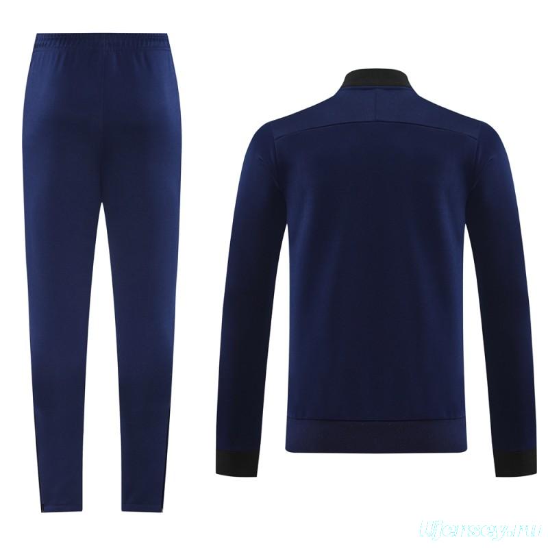 2025 NIKE Navy Full Zipper Jacket + Long Pants