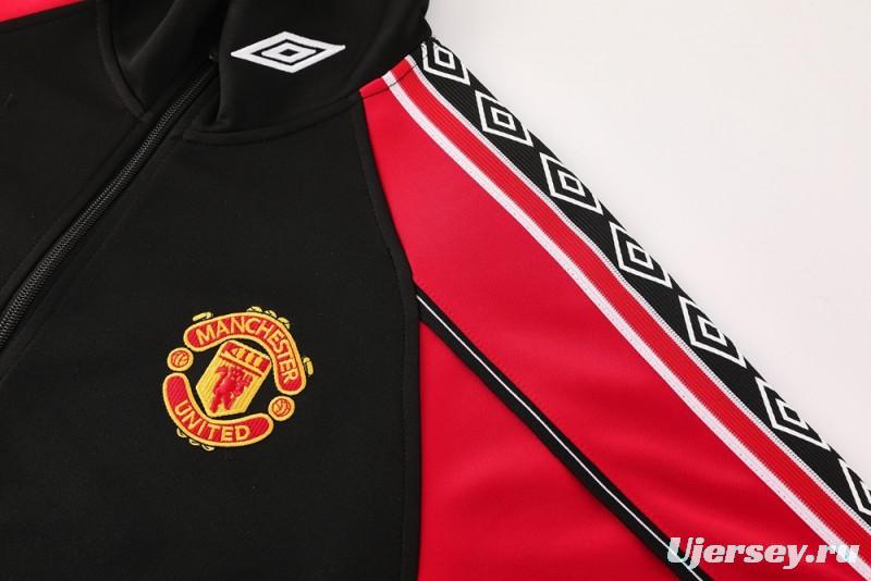 25/26 Manchester United UMBRO Vintage Full Zipper Jacket +Long Pants