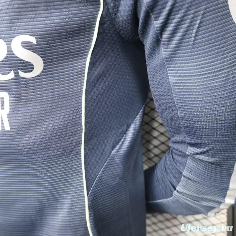 Player Version 25/26 Real Madrid Away Long Sleeve Jersey