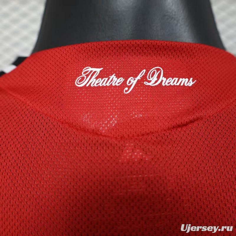 Player Version 25/26 Manchester United Long Sleeve Home Jersey