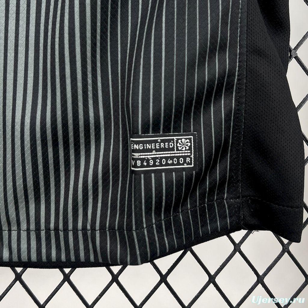 2025/26 Corinthians Black Goalkeeper Jersey