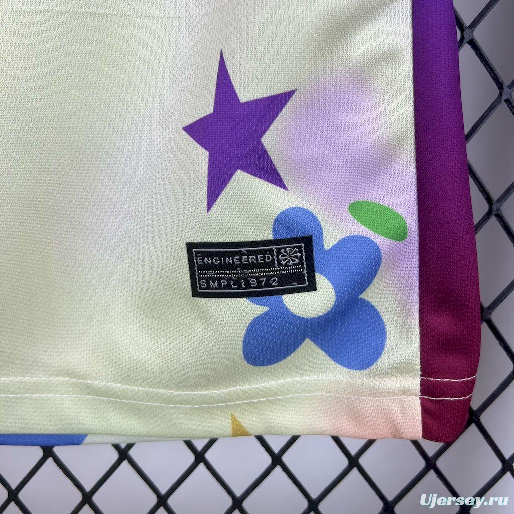 2025/26 Kids Barcelona Flower Special Edition Jersey