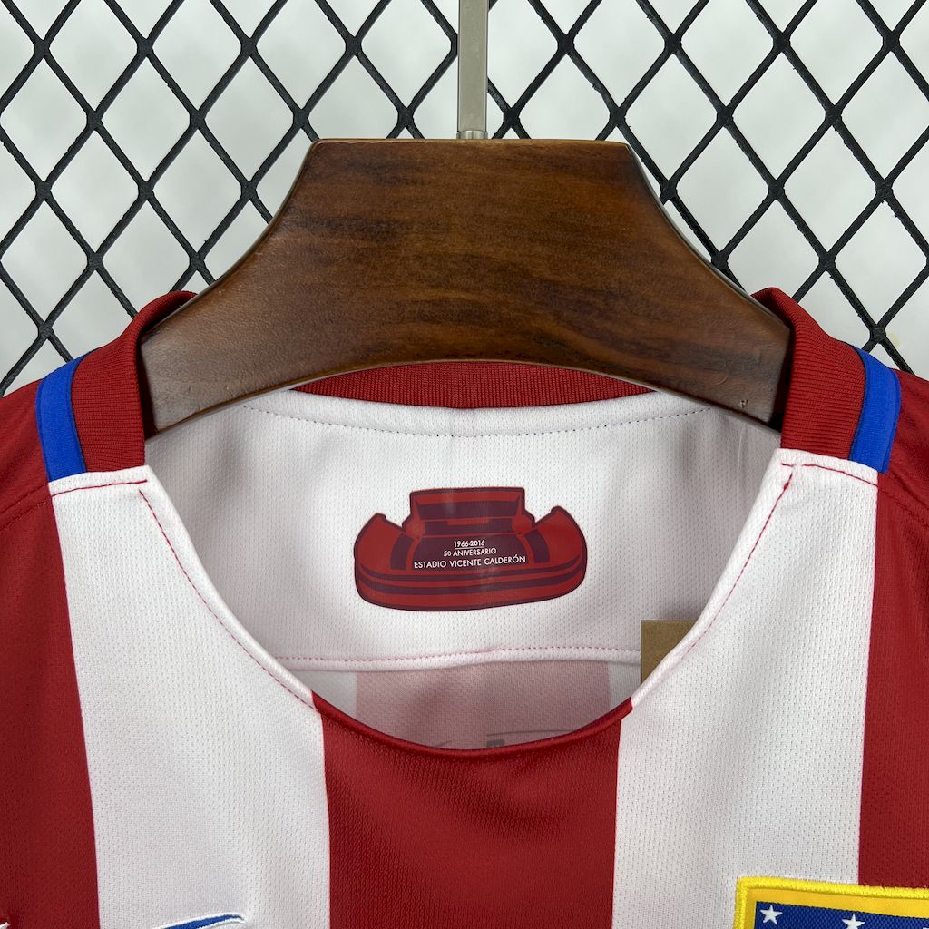 Retro 2016/17 Atletico Madrid Home Jersey