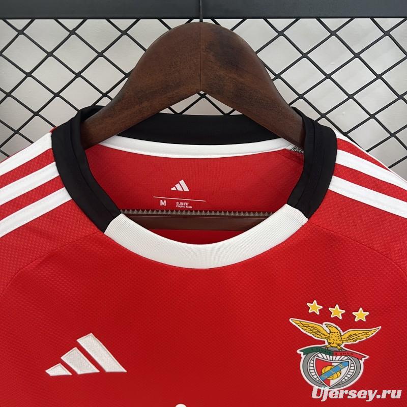 25/26 Long Sleeve Benfica Home Jersey