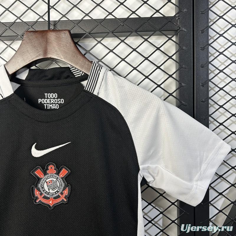 25/26 Kids Corinthians Home Size 16-28 Jersey