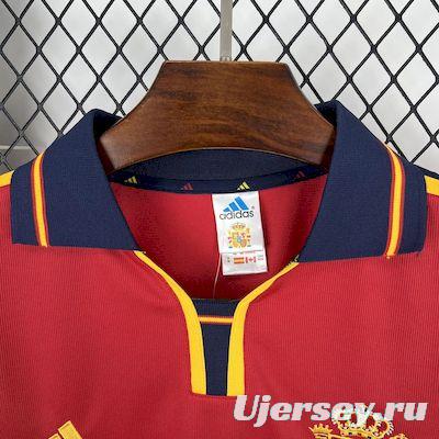 Retro 1998 Spain Home Jersey