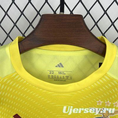 2025/26 Kids Benfica Yellow Goalkeeper Kit