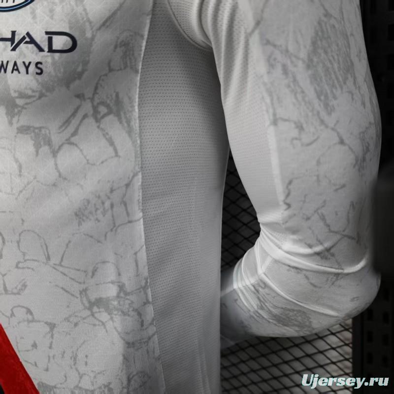 Player Version 25/26 Manchester City Away Long Sleeve Jersey