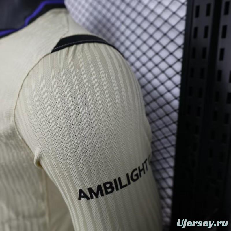 Player Version 25/26 Barcelona  Away Long Sleeve Jersey