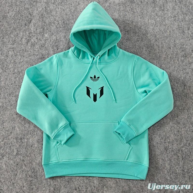 25/26 Inter Miami Messi Fleece-lined Hoodie 9 Color Full Zipper Jacket + Long Pants