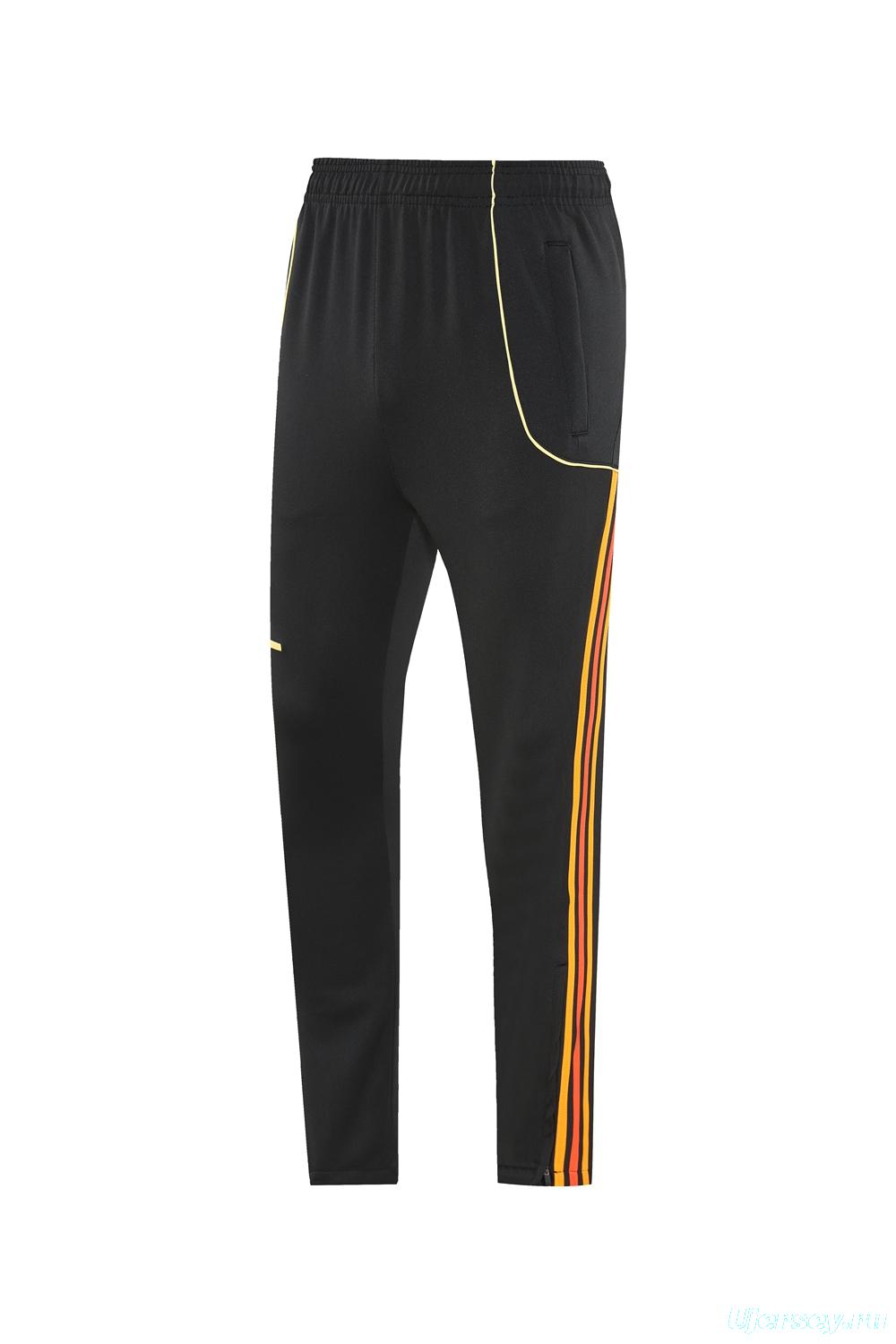 25/26 Arsenal Black Full Zipper Jacket + Long Pants