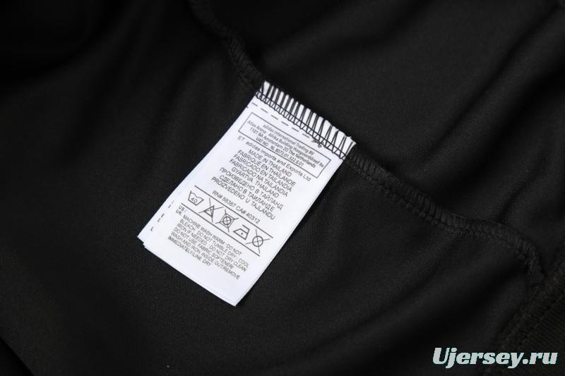 25/26 Arsenal Black Full Zipper Jacket + Long Pants