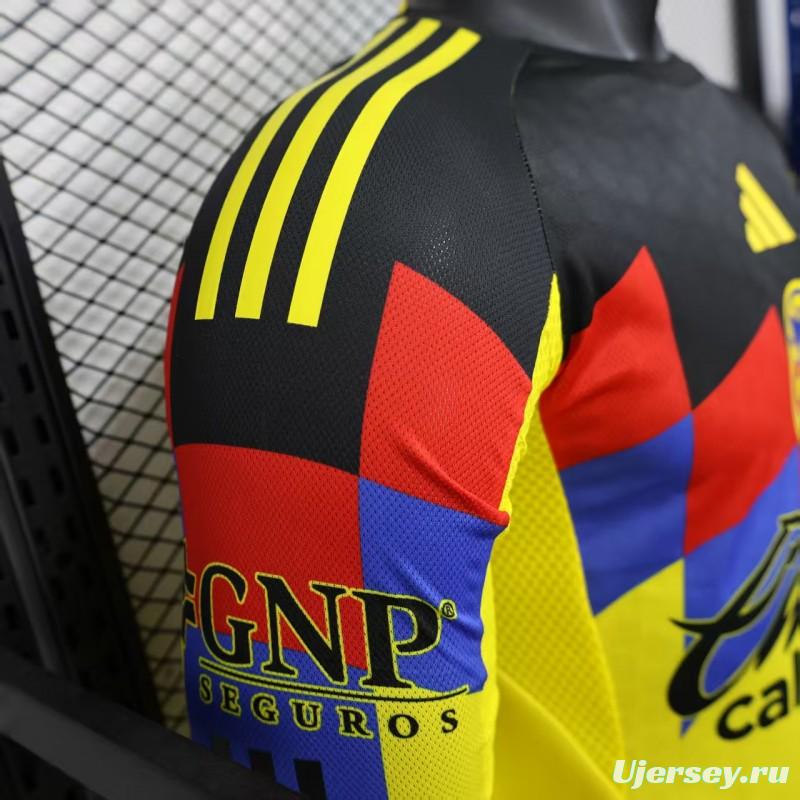 Player Version 25/26 Club America Home Long Sleeve Jersey