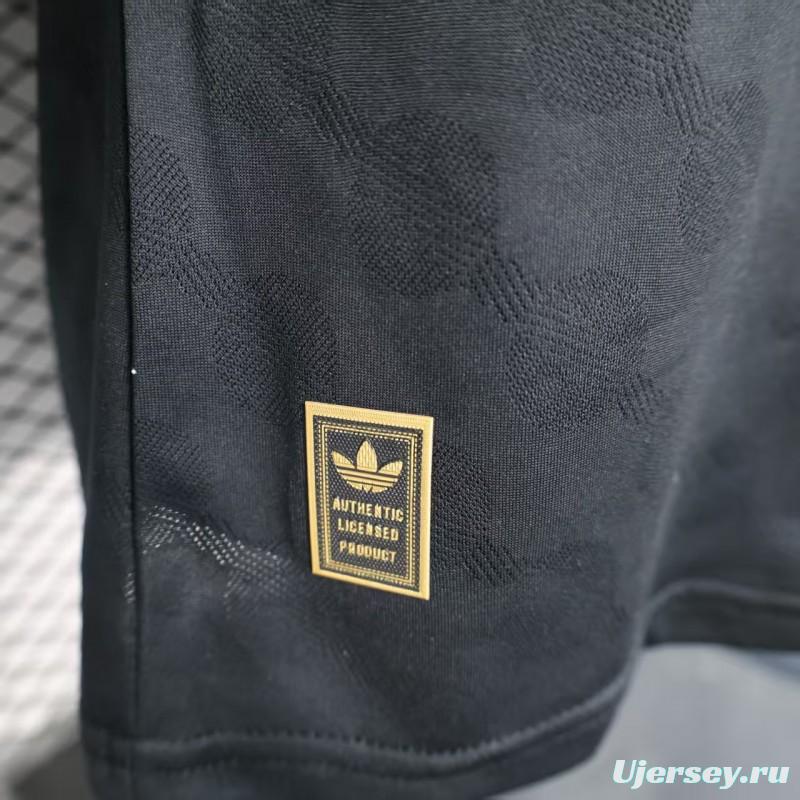 Player Version 25/26 Real Madrid Black with Gold Trim Jersey