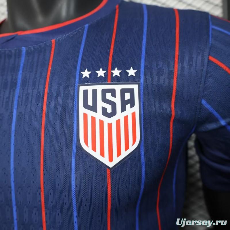 Player Version 2025 USA Away Jersey