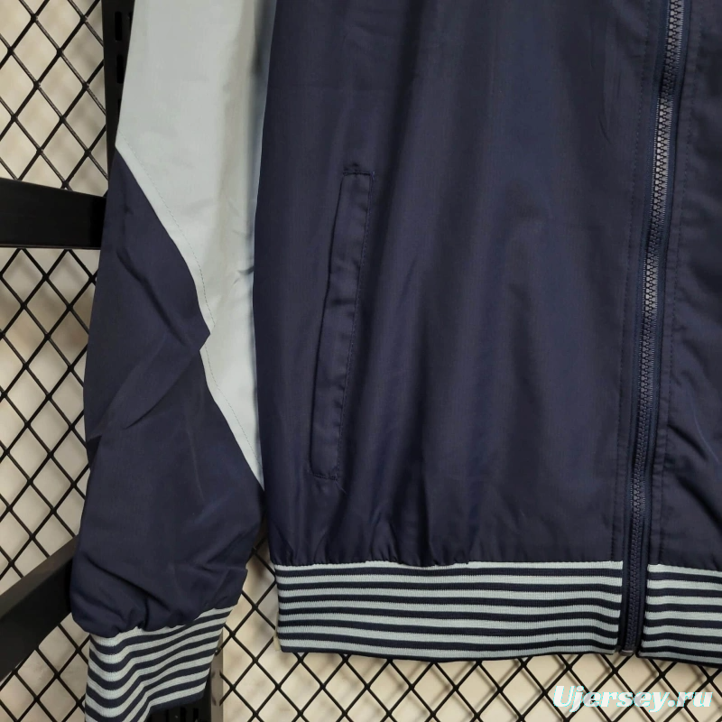 25/26 Tottenham Hotspur Jacket Blue Windbreaker