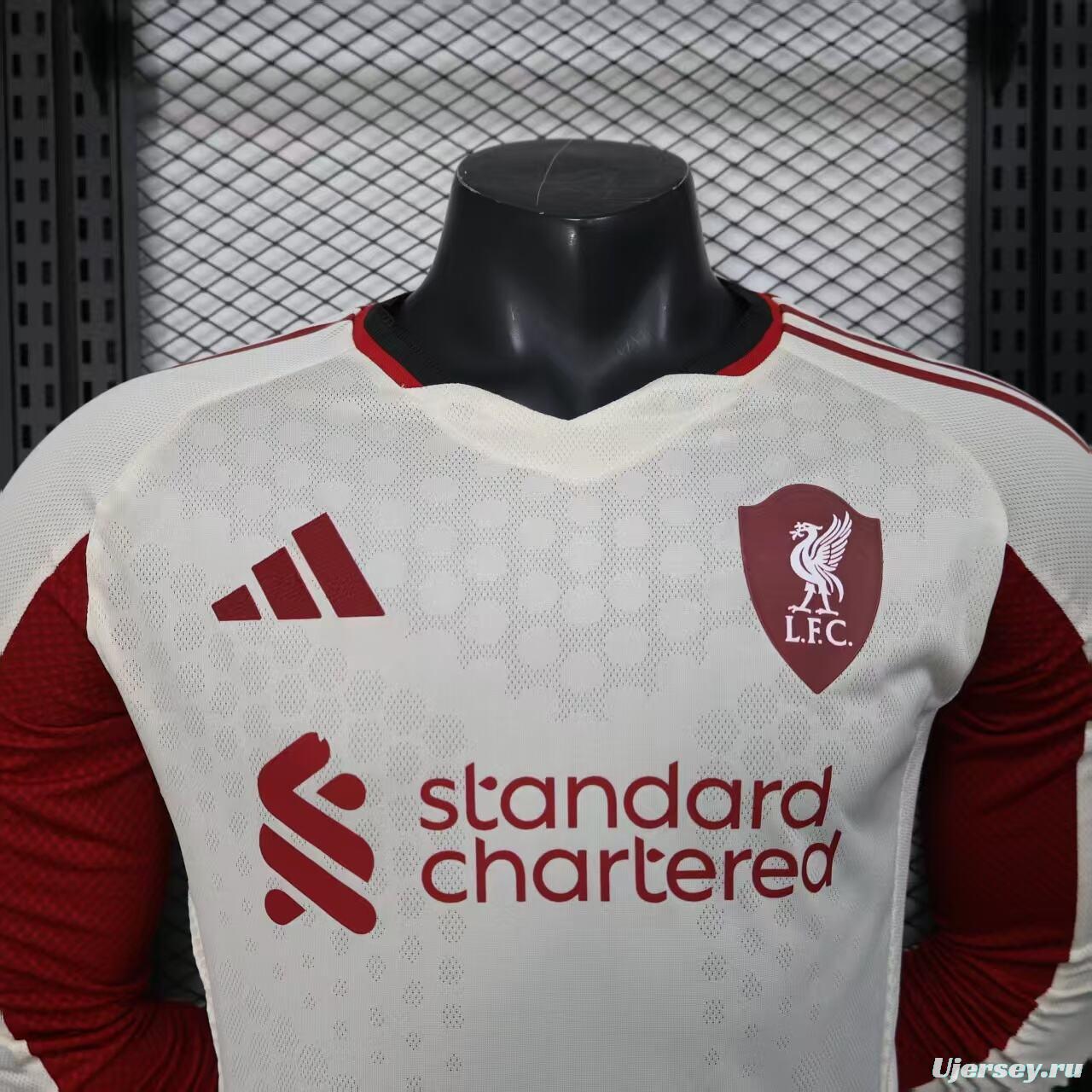 Player Version 25/26 Liverpool Away Long Sleeve Jersey