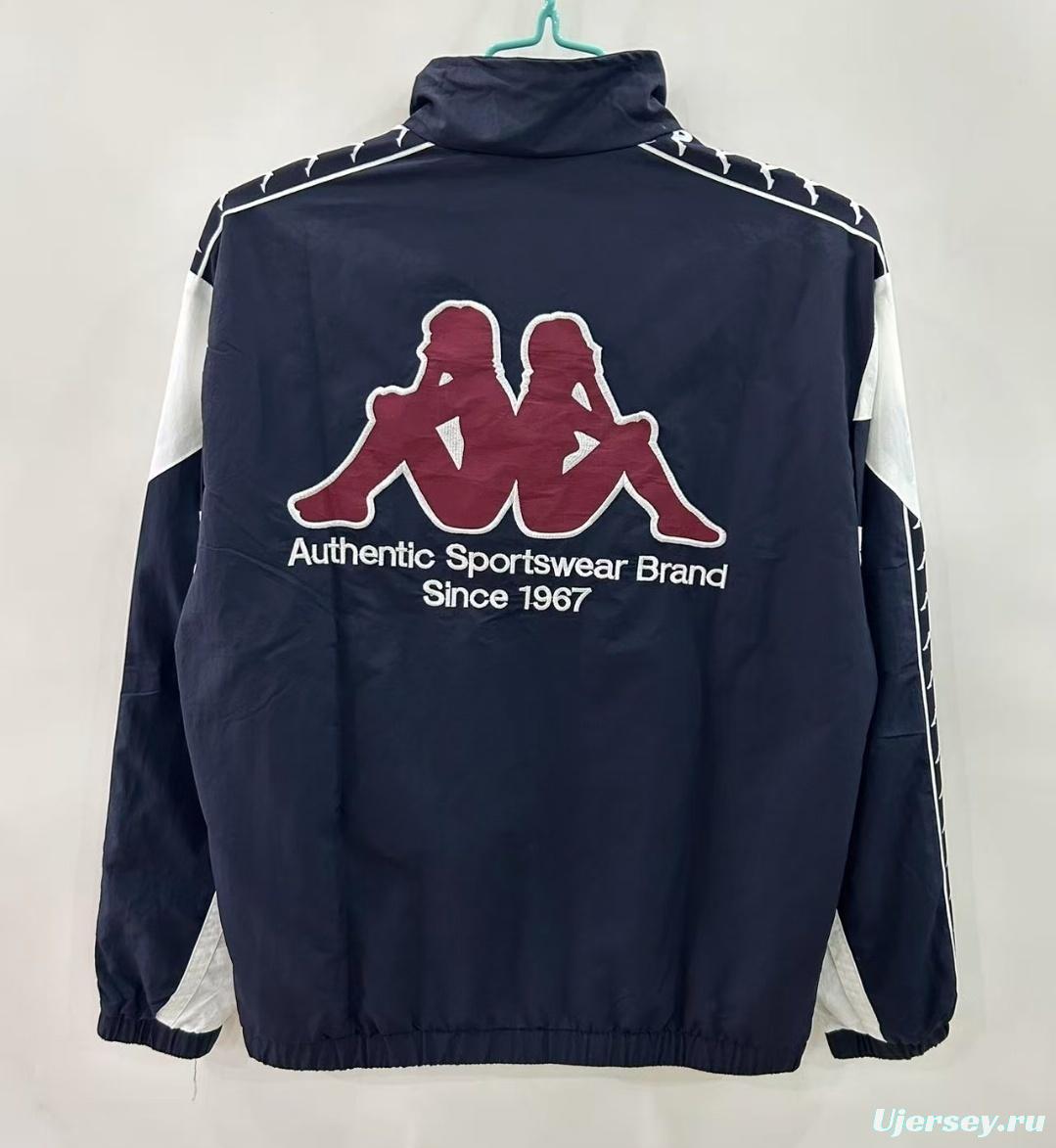 25/26 Real Madrid 1967 Style Black/White Windbreaker