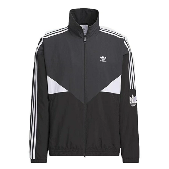 2025 Adidas Black/White Windbreaker