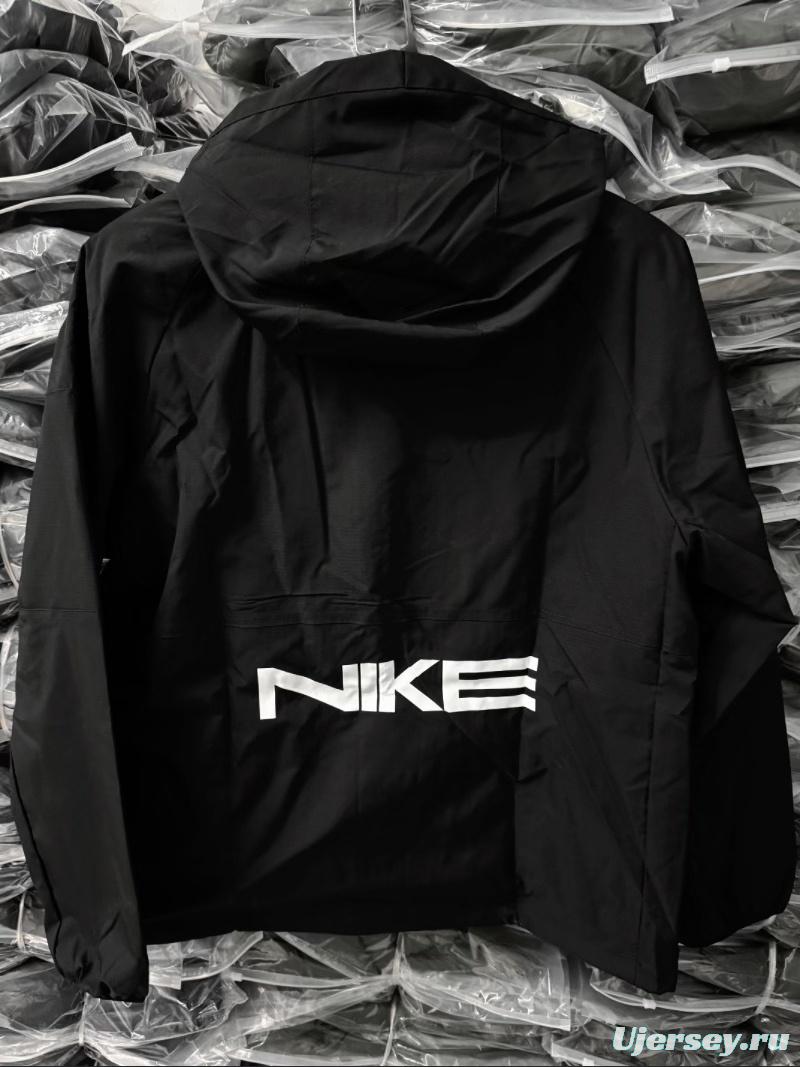 2025 NIKE White/Black Casual Jacket Windbreaker - 2 Colors