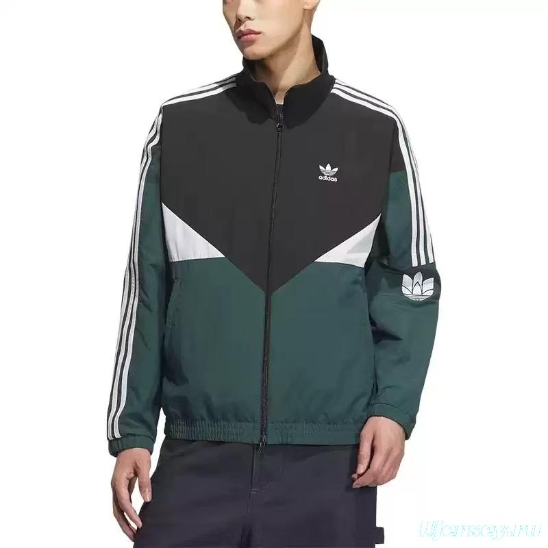 2025 Adidas Black/White Windbreaker