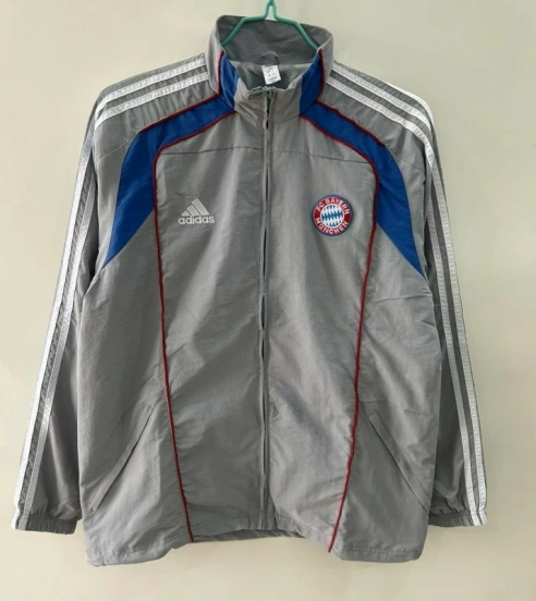 25/26 Bayern Munich Grey Windbreaker Windbreaker