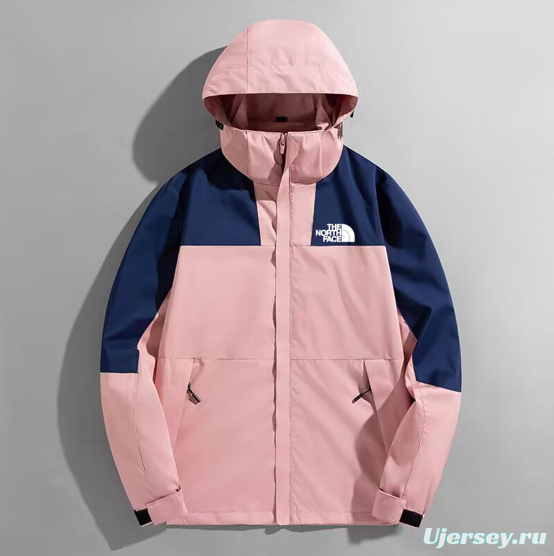 2025 The North Face Pink/Black Waterproof Jacket 0085
