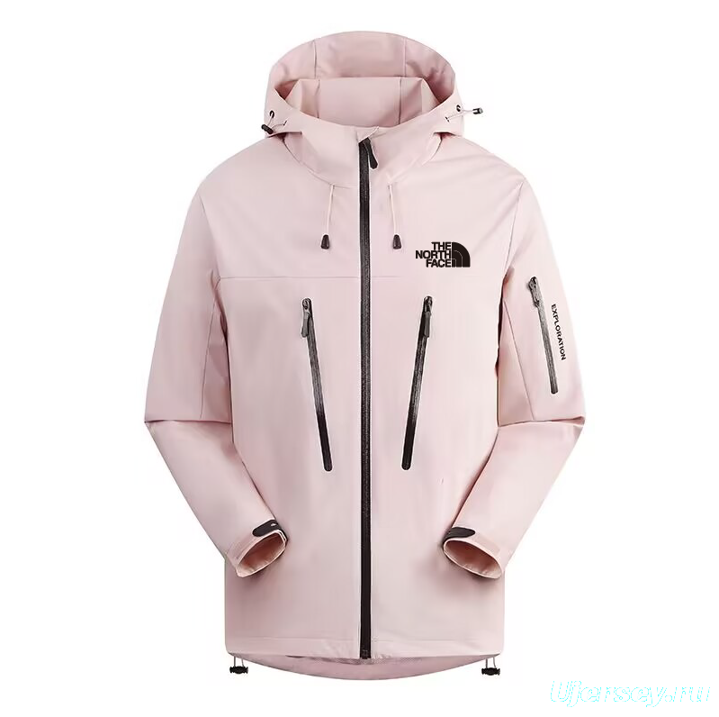 2025 The North Face Pink Long Waterproof Jacket