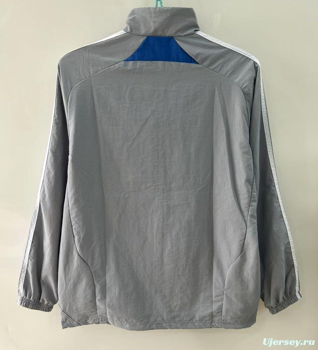 25/26 Bayern Munich Grey Windbreaker Windbreaker