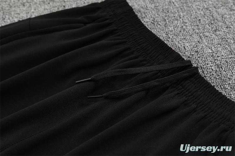 25/26 Manchester City Black Half Zipper Jacket+Long Pants