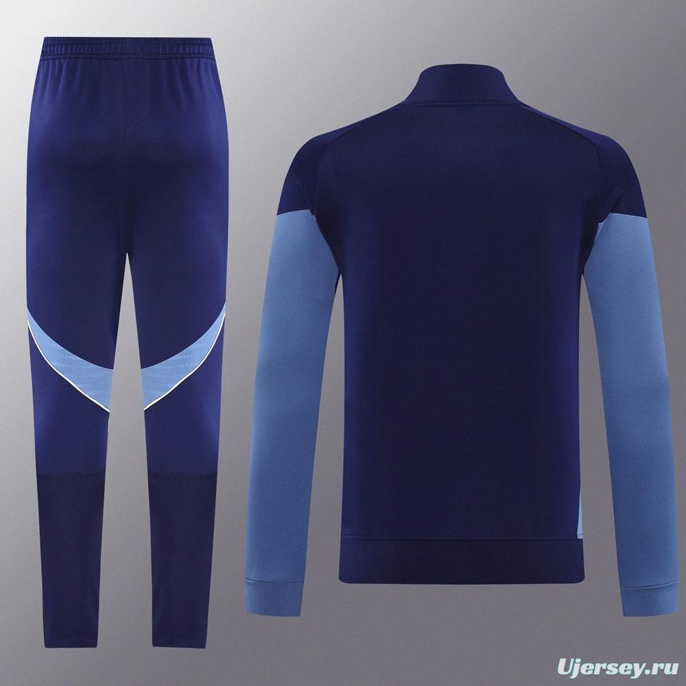 2025 Adidas Navy Full Zipper Jacket + Long Pants