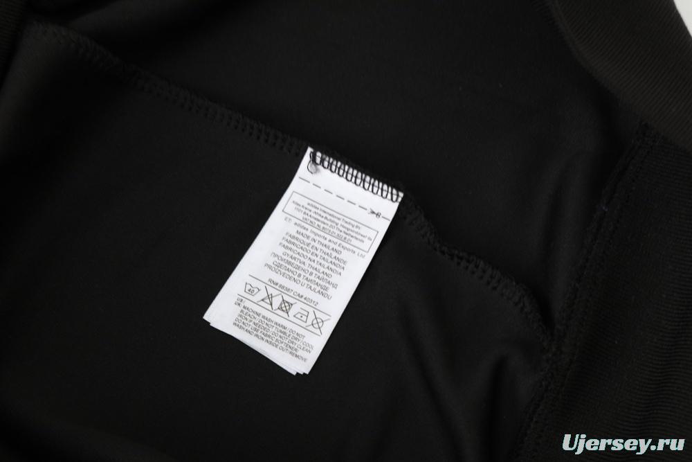 2025 Adidas Black Full Zipper Jacket + Long Pants
