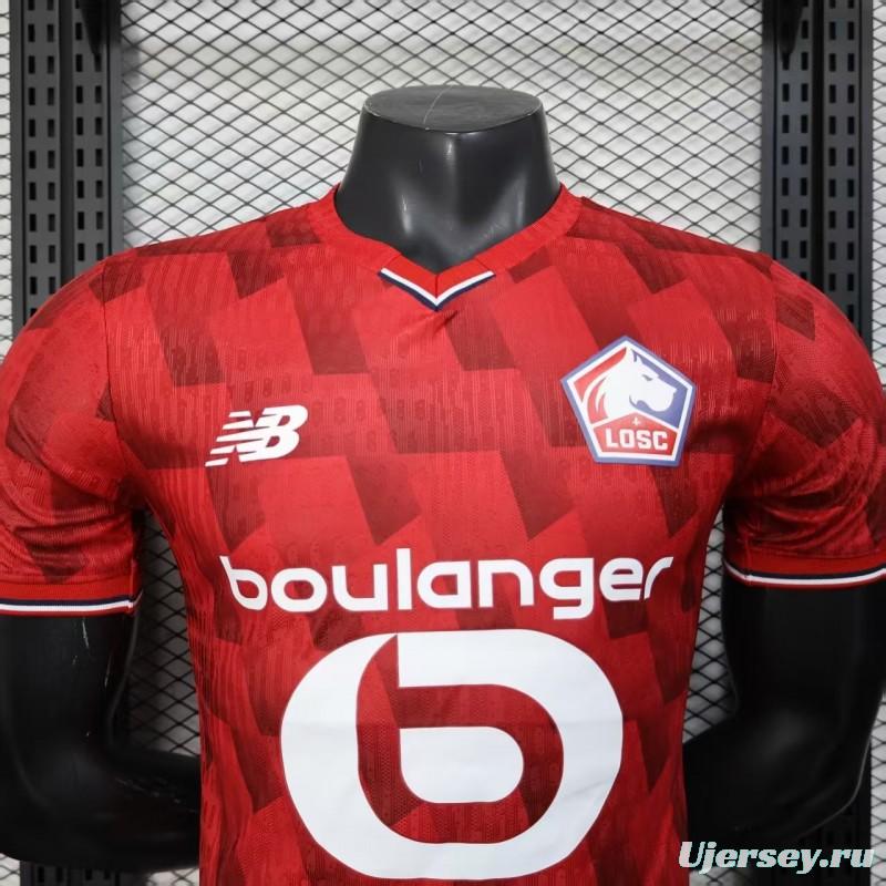 Player Version 25/26 Lille Home Jersey