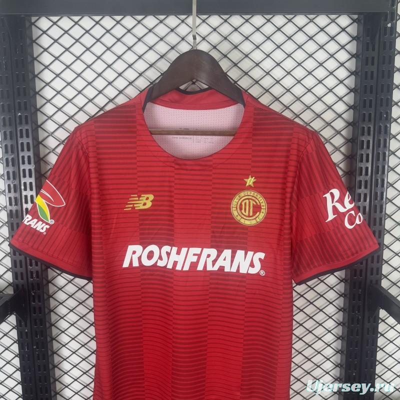 Player Version 25/26 Deportivo Toluca FC Red Home  Jersey