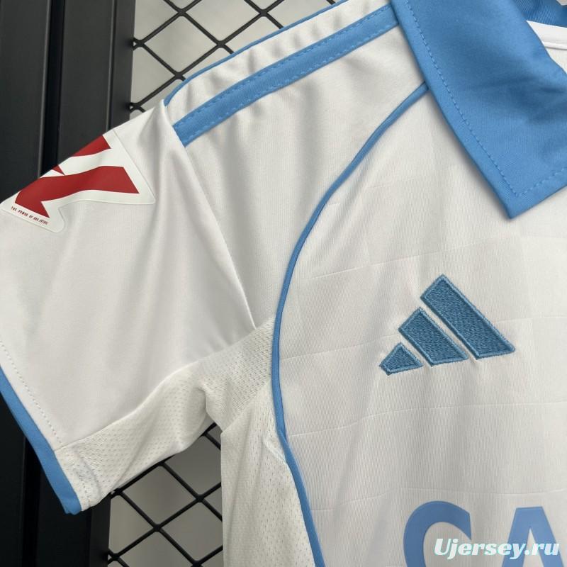 25/26 Kids Real Zaragoza Home Jersey