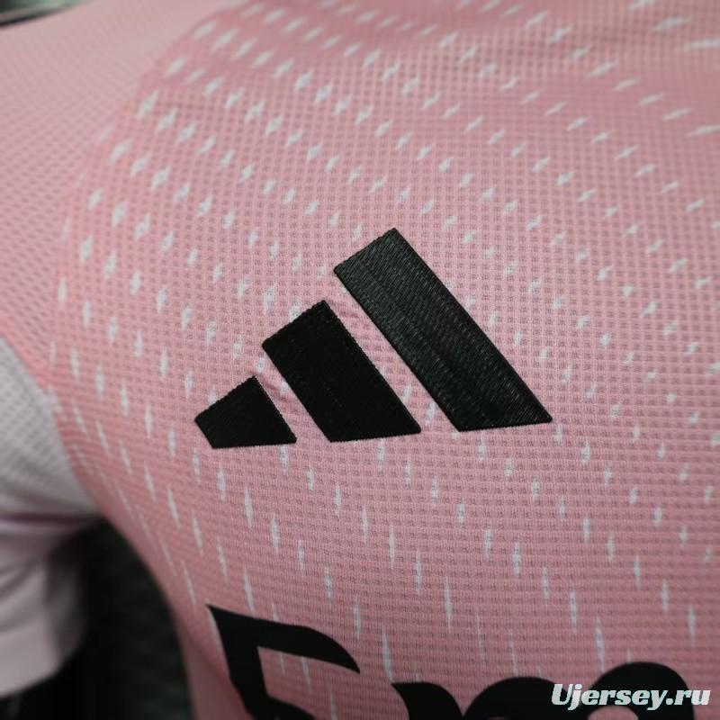 Player Version 25/26 Arsenal Pink Pre-Match Jersey